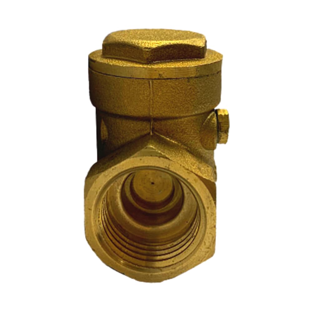 AF Clapet anti-retour hydraulique en laiton avec siège en métal pour l'eau, le pétrole et le gaz 2 1/2" NPT, jusqu'à 200 PSI, clapet anti-retour avec siège en métal
