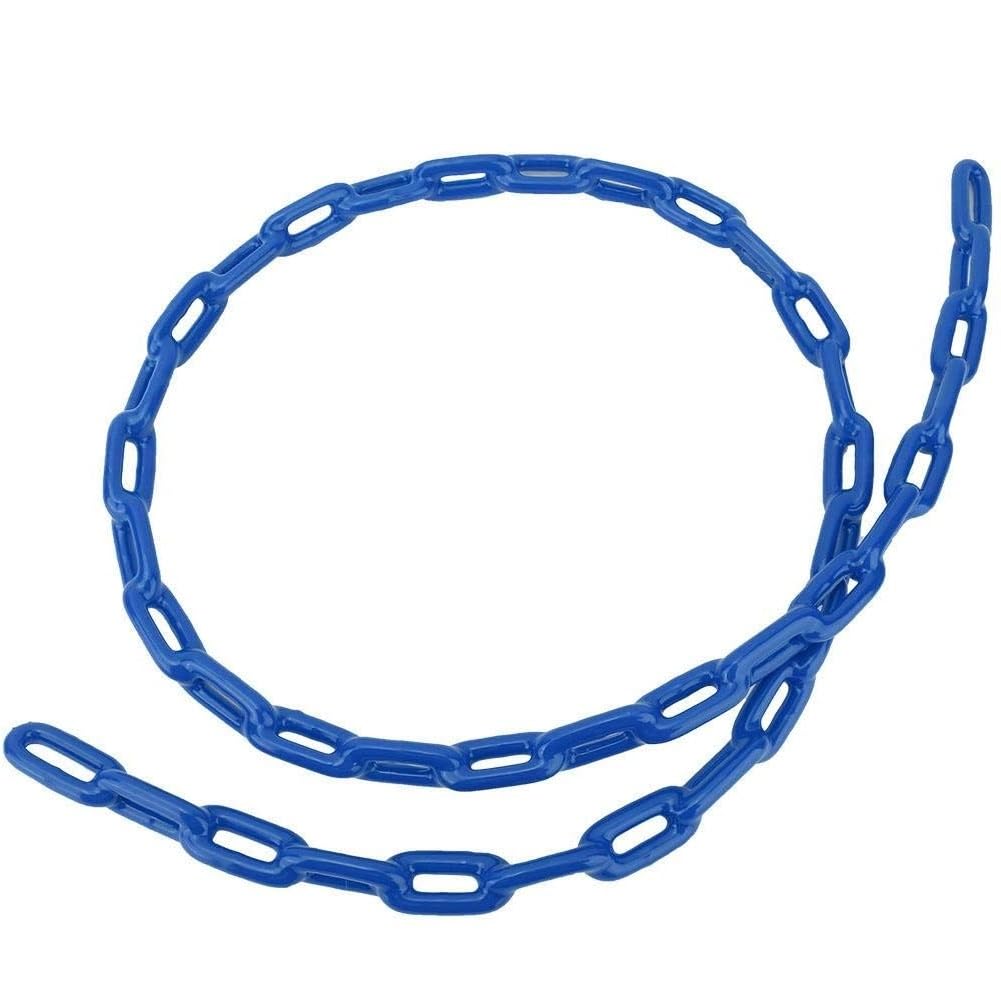 CHARMING TREASURES Heavy Duty Thermoplastic Coated Metal Link Chain for Hammock Swing Seats Indoor Outdoor, (2 M, Blue)-image-17