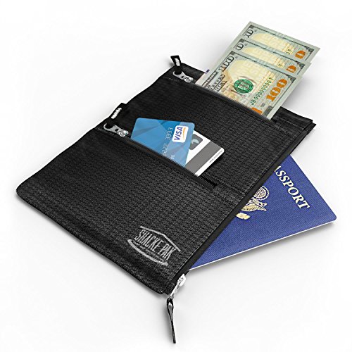 Shacke Hidden Travel Belt Wallet w/RFID Blocker (Black with Black Strap) - Image 4