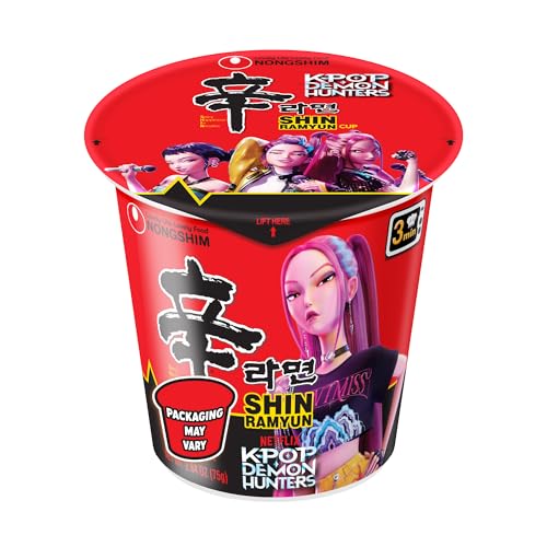 Nongshim Shin Original Ramyun Cup, 2.64 Ounce (Pack of 6) image 2