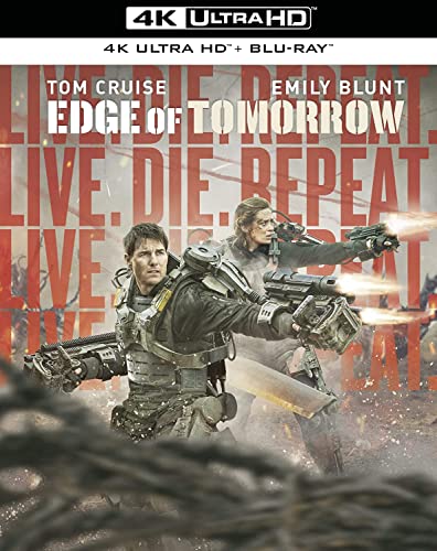 Image of Tom Cruise: Edge of Tomorrow - Live. Die. Repeat (4K UHD + Blu-ray) (2-Disc) (Uncut | Slipcase Packaging | Region Free 4K Ultra HD / Blu-ray | UK Import)