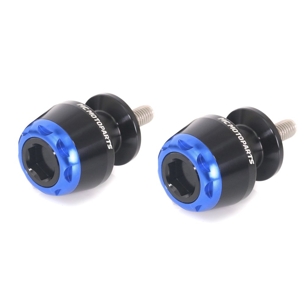 Amazon.com: MC MOTOPARTS MSHINE Blue 8MM CNC Swingarm Spools