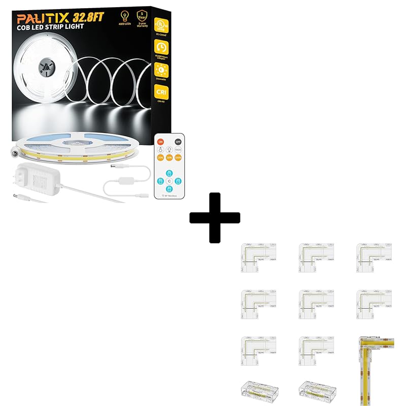 Tira de LED COB PAUTIX 10 m 4800 LEDs Luz Blanca Día 6000K miniatura 1