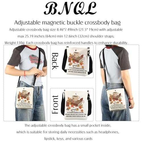 BNQL Book Lover Gifts Crossbody Bag Book Inspired Gift Bookish Gifts Fantasy Novel Gifts for Fantasy Readers Shoulder Bag4