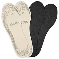 2 Pairs Kids Insoles for Sneakers Children Memory Sponge Insoles, Cuttable Comfort Insert, Washable Replacement Breathable Latex Shoe Sole Children Replacement Insole for Support Shock(Black)