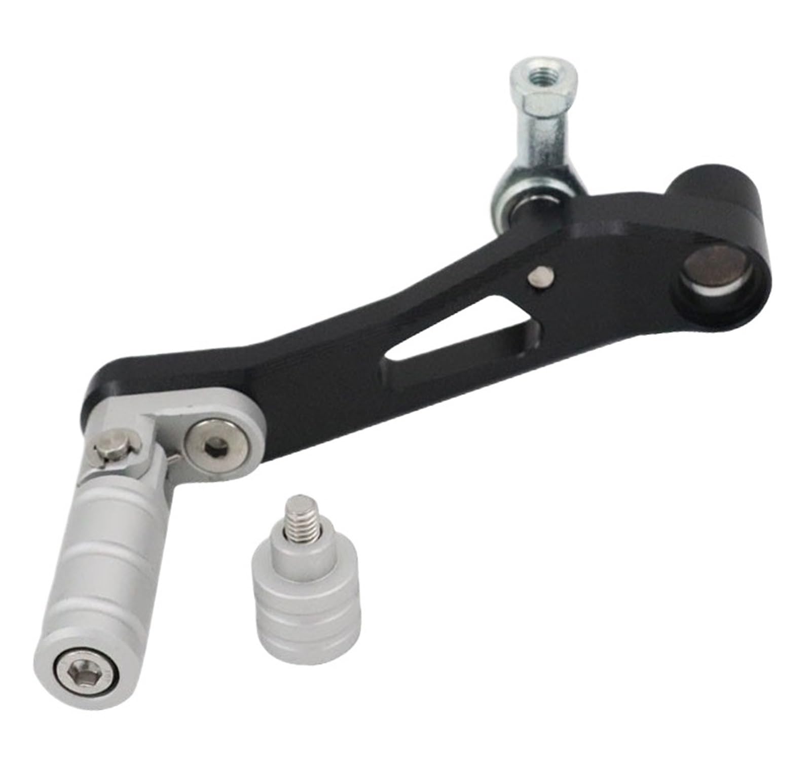 Qr0cjnpb Silver Motorcycle Gear Shifter Motorcycle Gear Lever Appropriate For Cb500x Cb500f Cbr50r 2013-2021 Adjustable Clutch Shift Rod Quick Shifter Linkage Levers