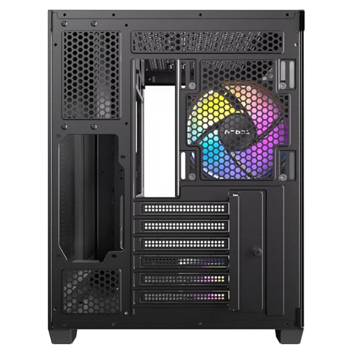 Antec CX800 Wood ARGB Mid Tower Gabinete para PC Gamer de Vidrio Templado Negro miniatura 3