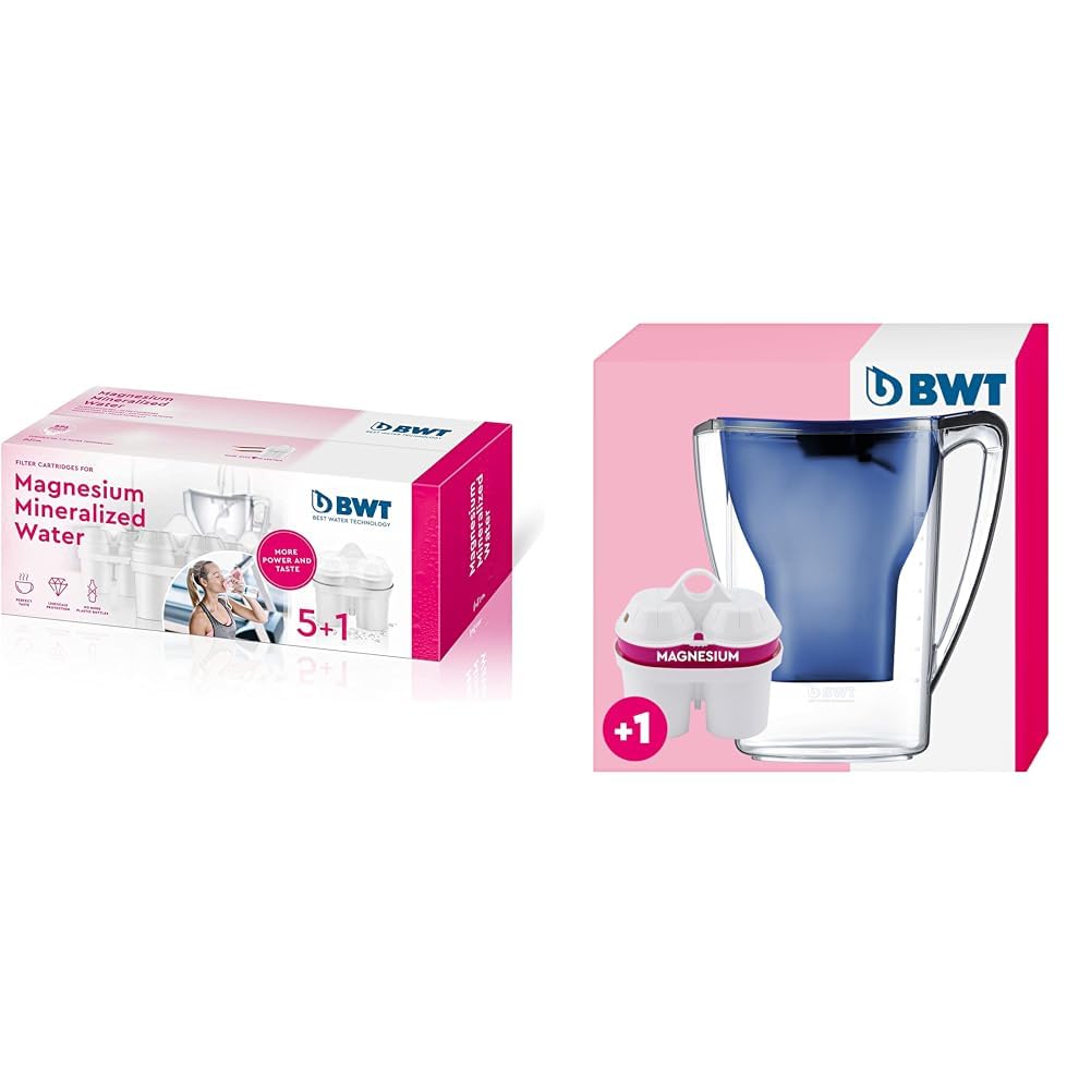BWT Magnesium Mineralizer Filtro con Tecnologia Brevettata Confezione 6 Filtri per caraffe filtranti | Leroy Merlin
