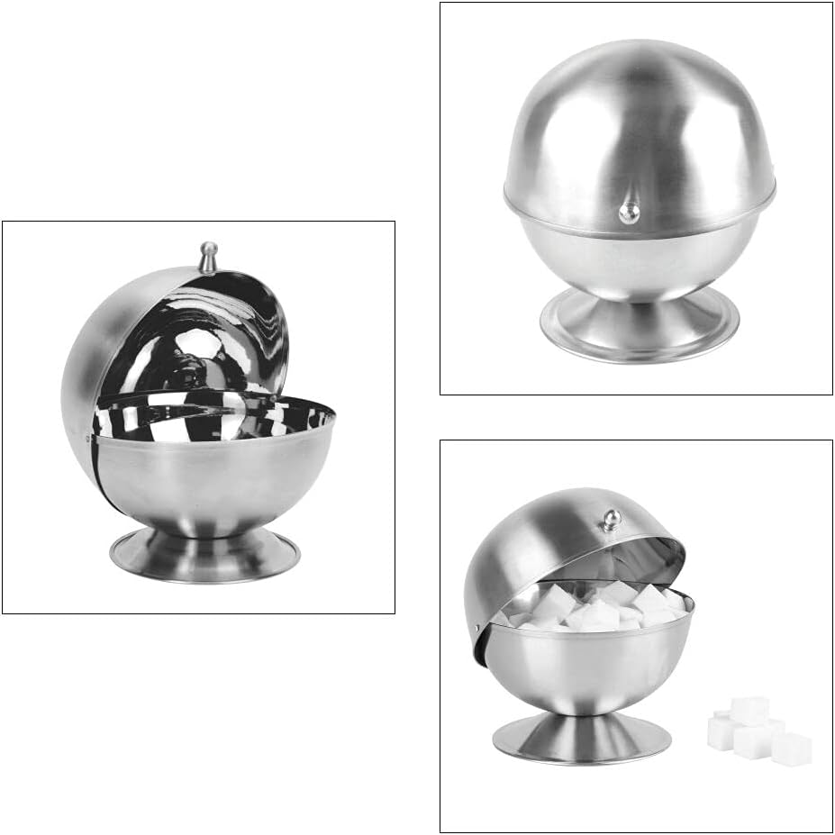 Equinox 502806 Bistrot Sugar Bowl Stainless Steel