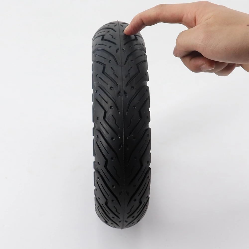 Neumático para Patinete eléctrico Neumático Macizo de 10 Pulgadas 10x2,5 10x2,50 Neumático Macizo no neumático para Patinete eléctrico Piezas para Ruedas eléctricas de Coche de Equilibrio Rueda para