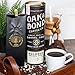 Oak & Bond Coffee Co. Bourbon Barrel Aged Coffee, Brazil Single Origin Whole Bean, Medium Roast - Chocolate, Caramel, Mandarin Orange, Sweet Bourbon Flavors - 10oz