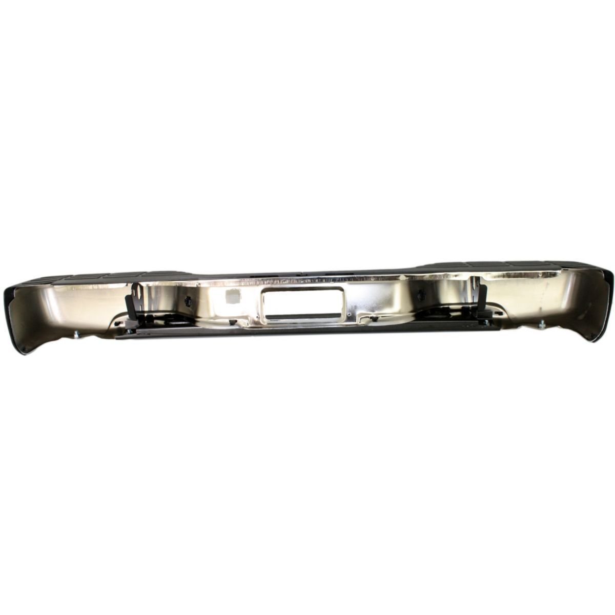 Steel Chrome Rear Step Bumper Assembly Compatible with Stepside 1999-2004 Chevy Silverado & 1999-2005 GMC Sierra 1500 GM1103123 product thumbnail 3
