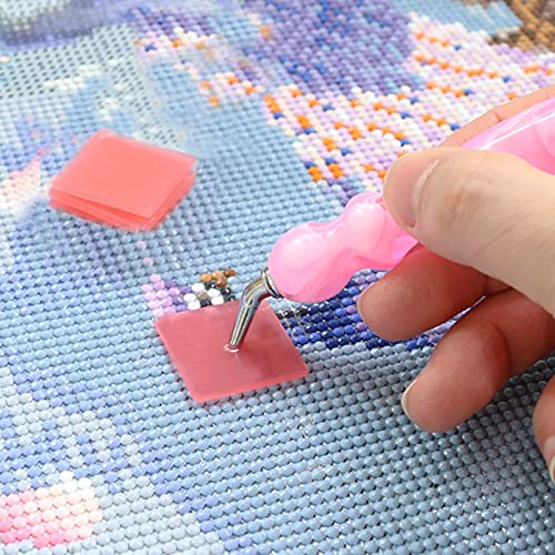 Libifun 22Pcs Metal Screw Thread Tips Diamond Painting Art Accessories And Tools Kit, 3 Resin Pens, 12 Painting Wax, 6 Metal Stainless Steel Tips, Supplies For Diy Craft, Comfort Grip #TOP6