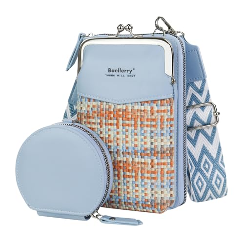 Sac à bandoulière femme contre le mal de dos avec large sangle et pochette téléphone amovible