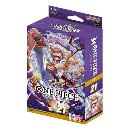 One Piece TCG Starter Deck EX: Gear 5 (ST21) - 51 Karten, Hüllen, Bonuspaket