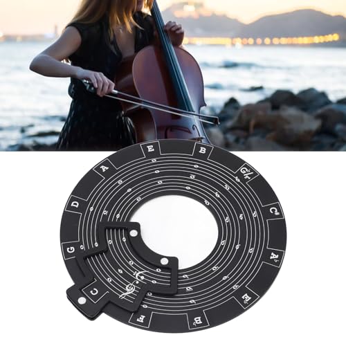 Round Circle of Fifths Wheel Metal Melody Tool with Storage Bag,Aluminum Alloy Chord Wheel Melody Chord Tool Music Theory Learning Tool Music Transpose Accessories for Musicians