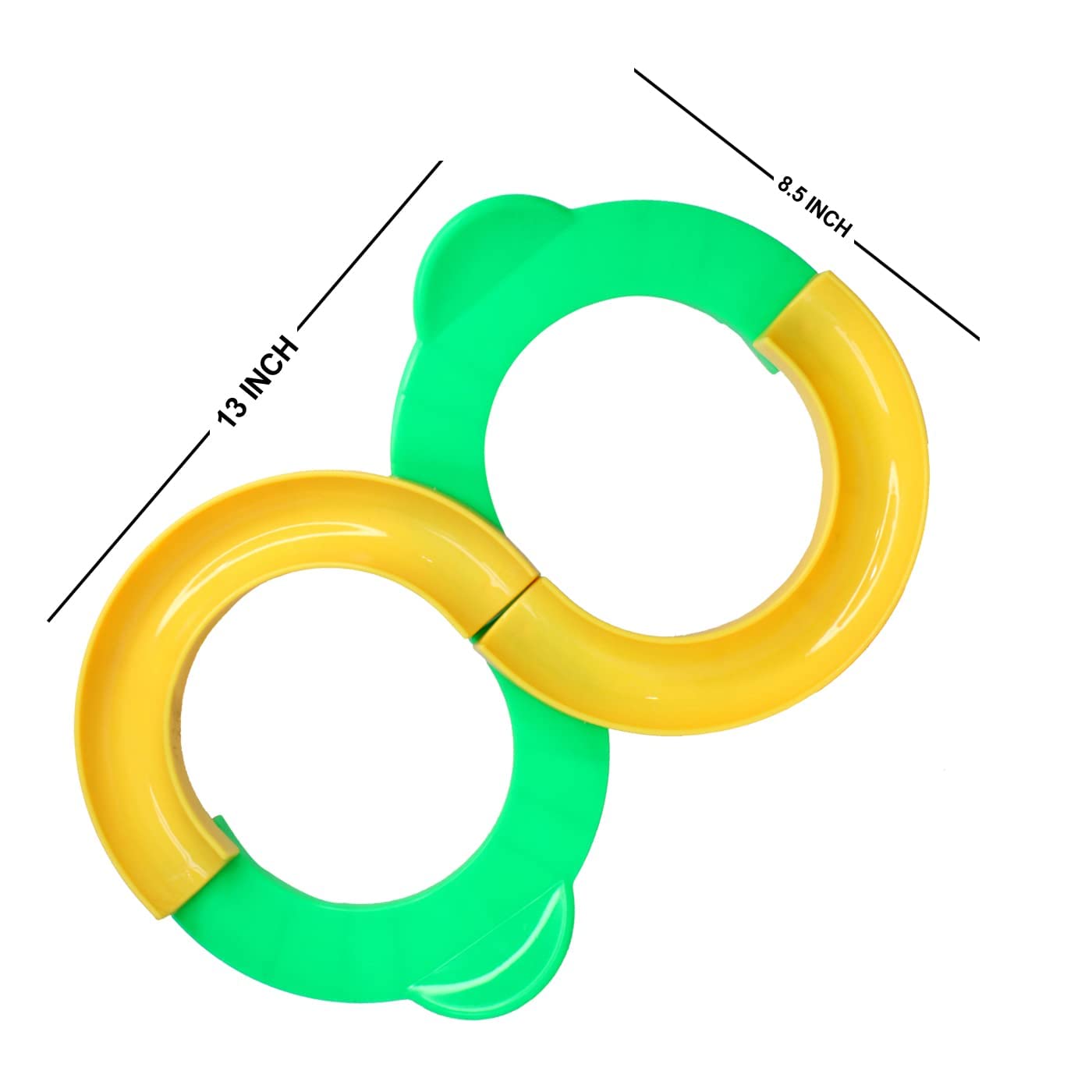 INAAYA 8 Shape Infinite Loop Game Toy Bouncing Ball for Kids Loop Balancing Track Toy Birthday Gifts for Kids Multicolor
