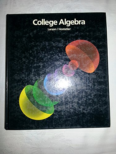 College algebra 0669086134 Book Cover