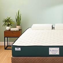 DREAMZEE Vilasa™ 100% Full Natural Latex Mattress Single Size 72x36x5 Inches | Mono-Zone | Natural Series | Medium Comfort | Eco-Institut Certified | 12 Years Warranty