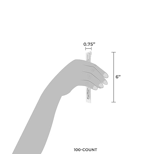 Miniatura 6 de ForPro O-Files - Tabla de espuma para manicura de doble cara grano 100180 envuelto individualmente 6 pulgadas de largo x 075 pulgadas de ancho