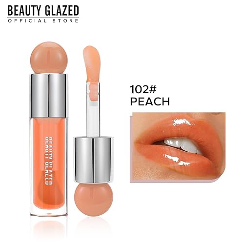 Miniatura 10 de Beauty Glazed Variedad de colores - Aceite labial ultra hidratante y nutritivo no pegajoso, acabado brillante suave, aceite de brillo labial de