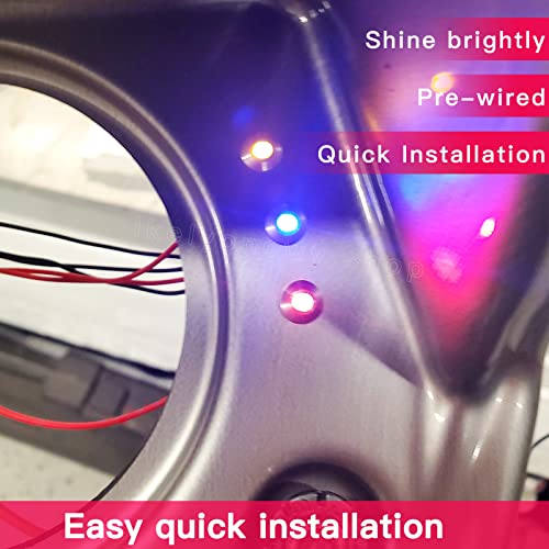 Lámpara Indicadora LED Metálica 6mm 12V Impermeable miniatura 4