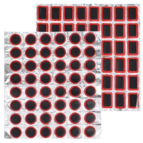 Bruislard 96Pcs Tube Patches Bike Bicycle Tire Patch
