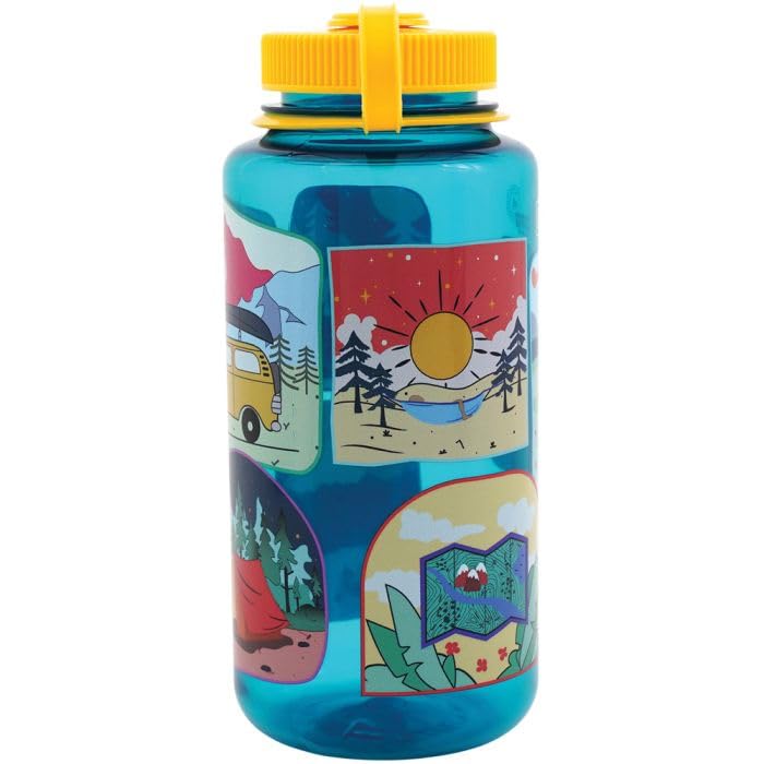 Image of Nalgene 32 oz Wide Mouth Water Bottle | BPA-Free, Durable & Leak Proof,