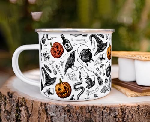 Loftipop Taza de Café Campamento Halloween 16oz miniatura 4