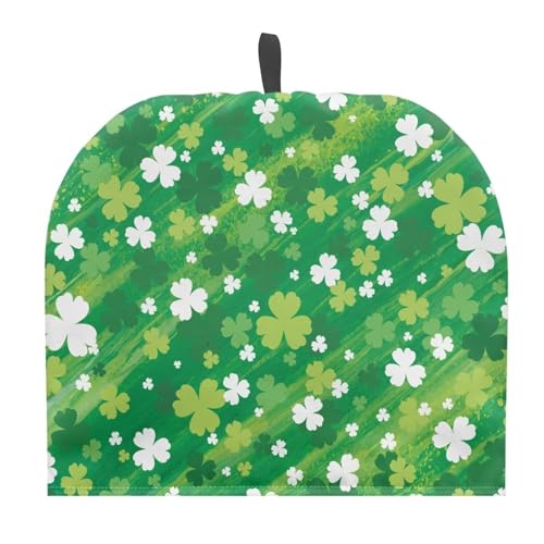 ZUXONGSY Green Teapot Cozy Cloverleaf Tea Cozy for Teapot Insulated Tea Cozies Tea Pot Cover Dust Home Kitchen Decor Teapot Protector