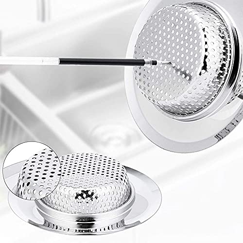 Coladores de acero inox para fregadero, 2 piezas, 4.5 pulg miniatura 5