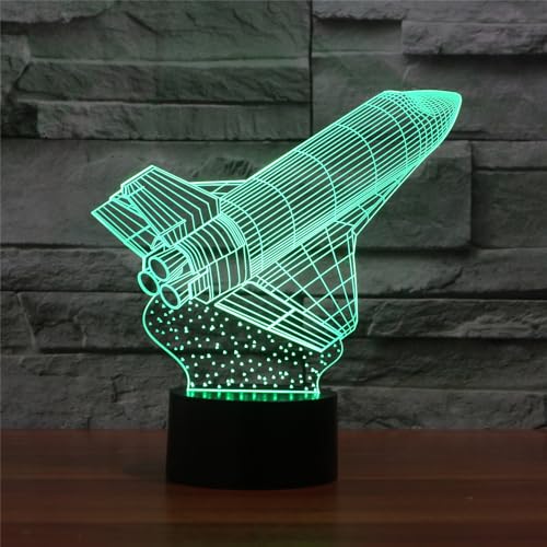 Lámpara de Mesa 3D Ilusión Espacial con Control Remoto miniatura 7
