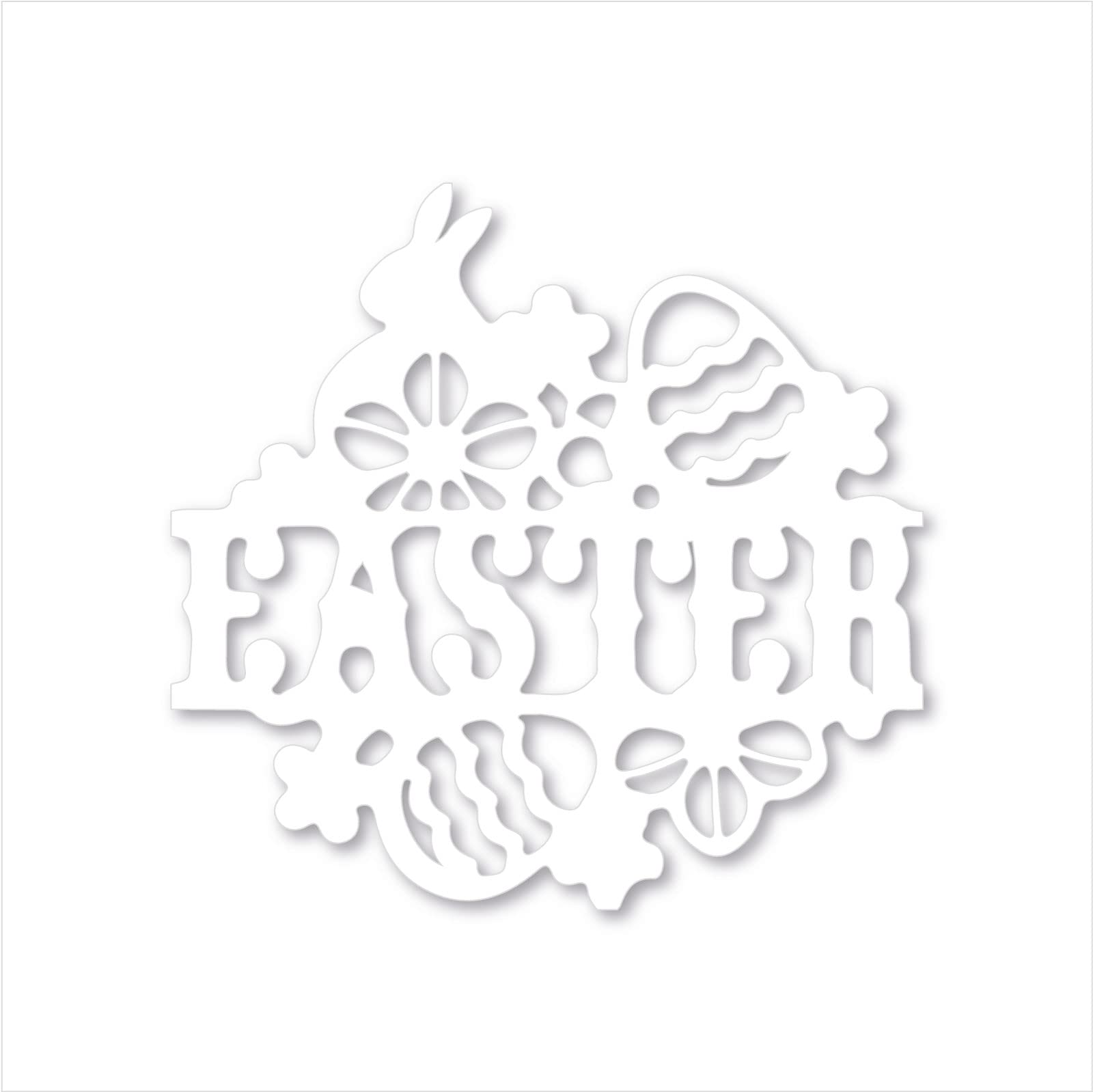 stika.co Easter Window Dressing Static Cling Vinyl Sticker, Novelty Easter Design, Window Stickers, Easter Windows (L - A3)