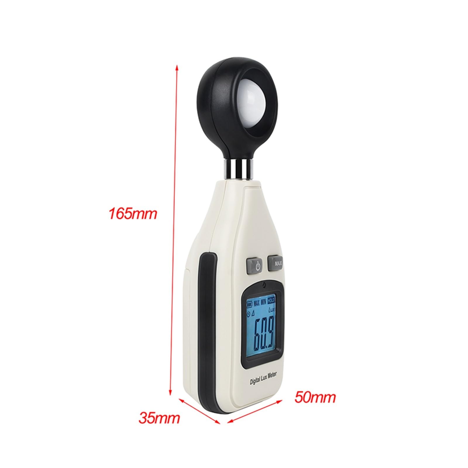 Luxmetro, Misuratore Di Illuminazione For Misurazione Automatica Del Misuratore Di Lux Con Display Digitale Portatile Da 5 Pezzi Con Funzione Di Retroilluminazione Industriale