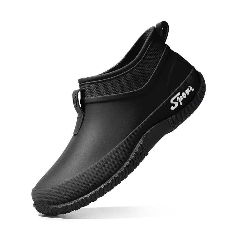 Women Rain Boots Waterproof Ankle Boots Outdoor Garden Shoes