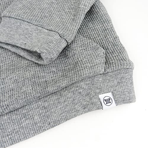 HonestBaby Comfy Crew Sweatshirt with Pockets 100% Organic Cotton for Toddler, Baby Boys, Girls3