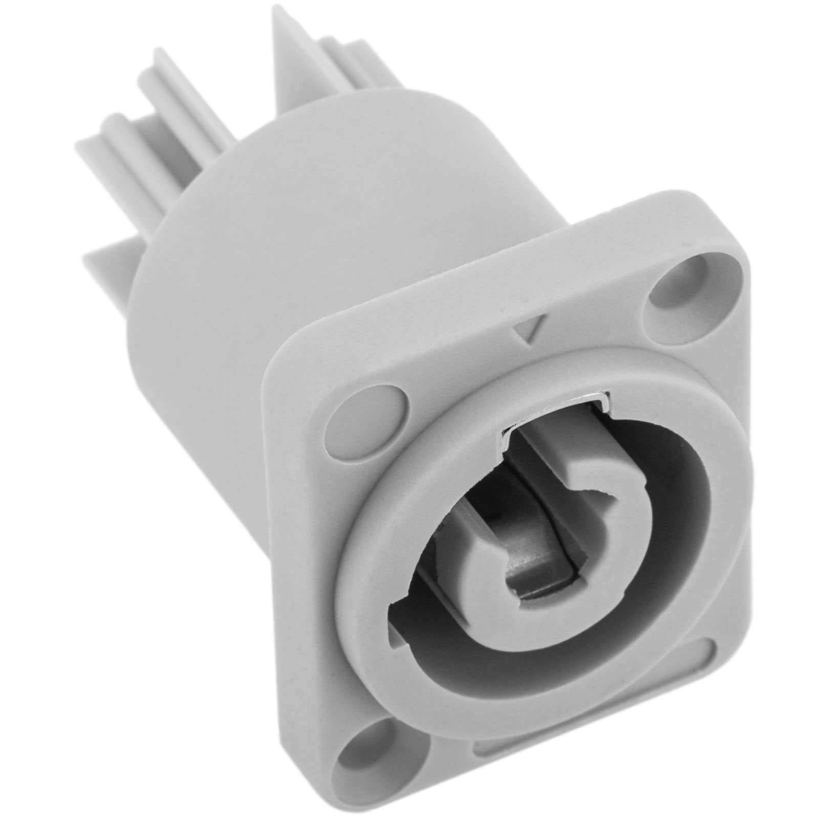 CableMarkt - 250V and 20A High Power Connector, Power Connector Input Female, Grey Color