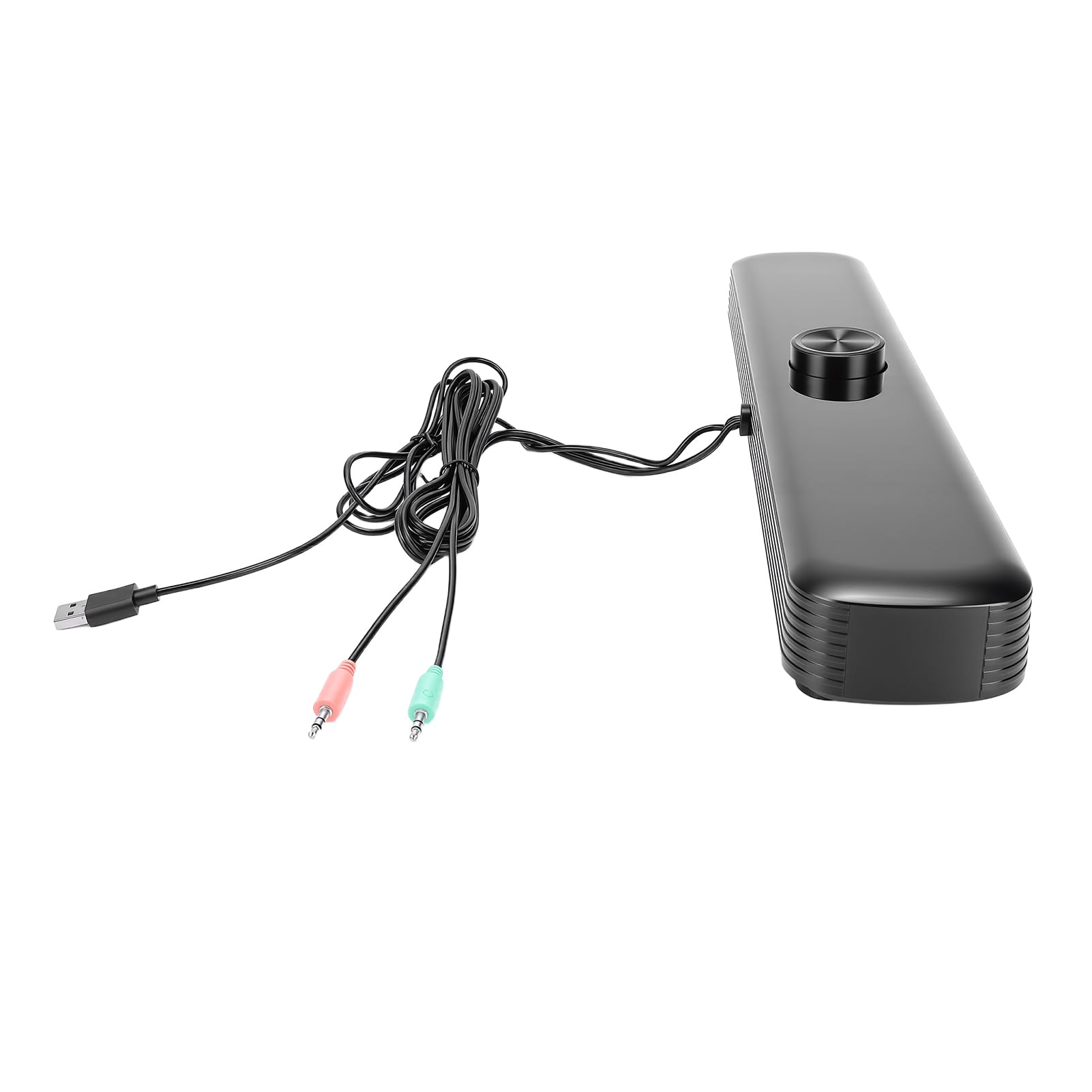 Altoparlante per Computer con Suono Stereo 3D e Luci LED Respiratorie per Uso Desktop e Laptop, Elegante Materiale ABS, Dimensioni Compatte, 1 unità