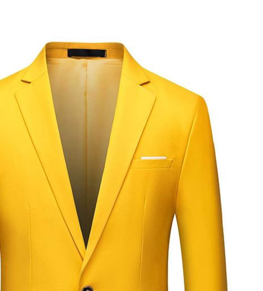 Herren Blazer Jackett Leichter Herren Blazer Slim Fit Jacke Lange Ärmel EIN Knopf Maßgeschneiderter Solider Cardigan Lässiger Business Anzug Sportmantel Smoking Jacke