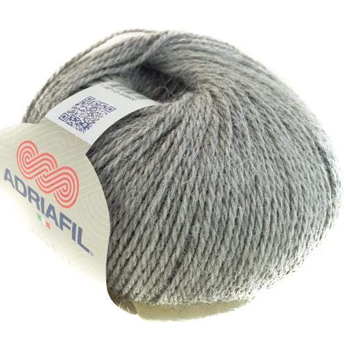 10 GOMITOLI (gr. 50) di Lana Regina Grigio (100% Merino Superwash)