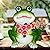TSTGEE Solar Frog Garden Decor - Resin Frog Statues for Outside, Patio, Yard, Lawn, Gardening Gifts for Women, Outdoor Decorations