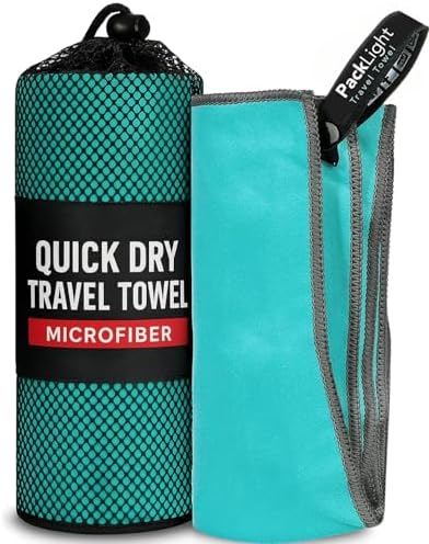 Youphoria Microfiber Travel Towel Fast Drying Lightweight - Quick Dry Towel for Camping, Beach, Backpacking, Hiking & Sport