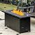 EcoNook 45 inch Propane Fire Pit Table,50000 BTU Gas Fire Pits Table with Lid & Lava Rock & Waterproof Cover, Outdoor Propane Firepit for Dining or Party, Outside, Patio, Garden, Yard
