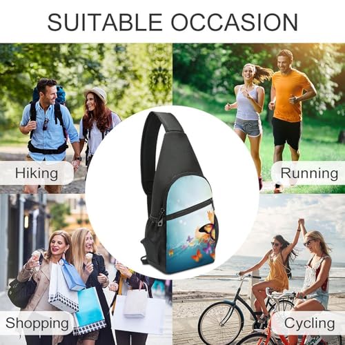 Bolso tipo bandolera deportiva para senderismo unisex miniatura 6