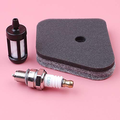 Filtre à air et carburant avec bougie d'allumage pour débroussailleuse thermique 4 mélanges