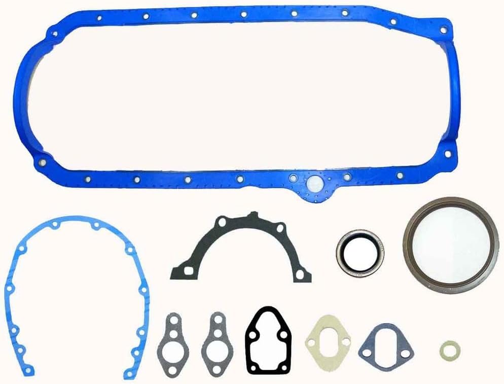 Rareelectrical Lower Gasket Set Compatible With Mercruiser Crusader Indmar 5.7L Vortec 350 Cid Gen+ Efi Replaces 27-806871A97 18-4374 Glm 39600