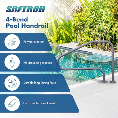 Barandal Polímero para Piscina Saftron RTD-448-GG (2 unidades) miniatura 2