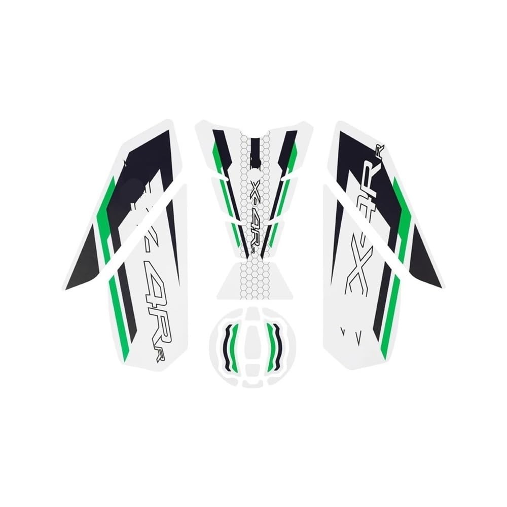 for Ka&wasaki ZX4R ZX4RR 2023+ Fuel Tank Pads Moto Body Decal Motorcycle Stickers Sticker
