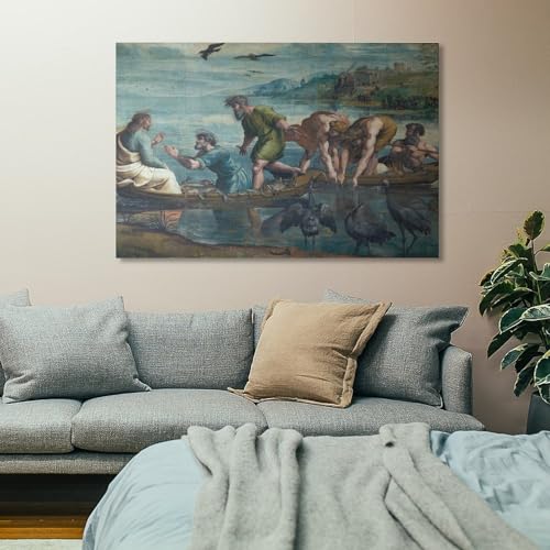 Art mural Raphael capture de poisson poster toile décoration haut de gamme - 7