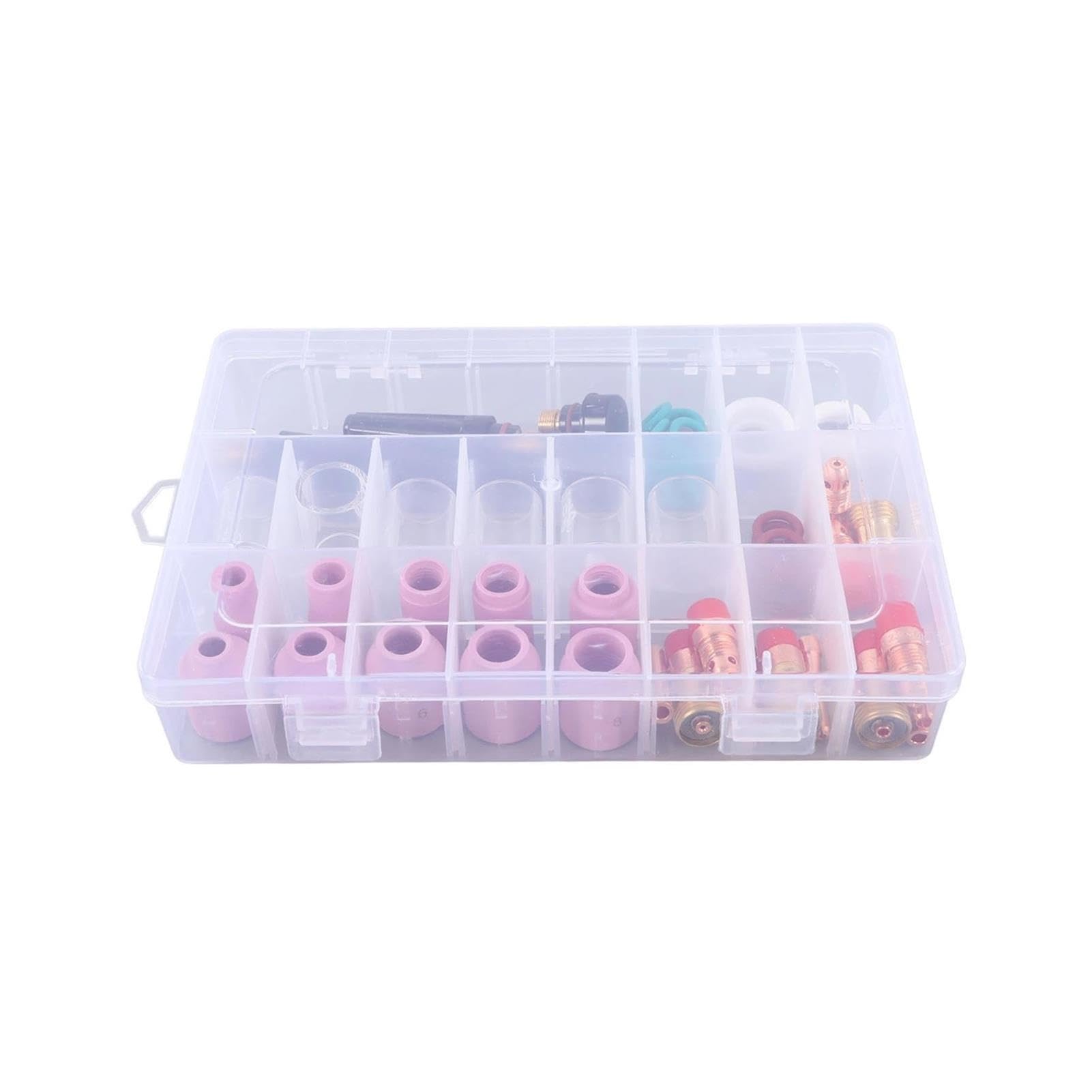 Buse en céramique de consommables de soudage TIG, Ensemble de 55 pièces for WP 17 18 26